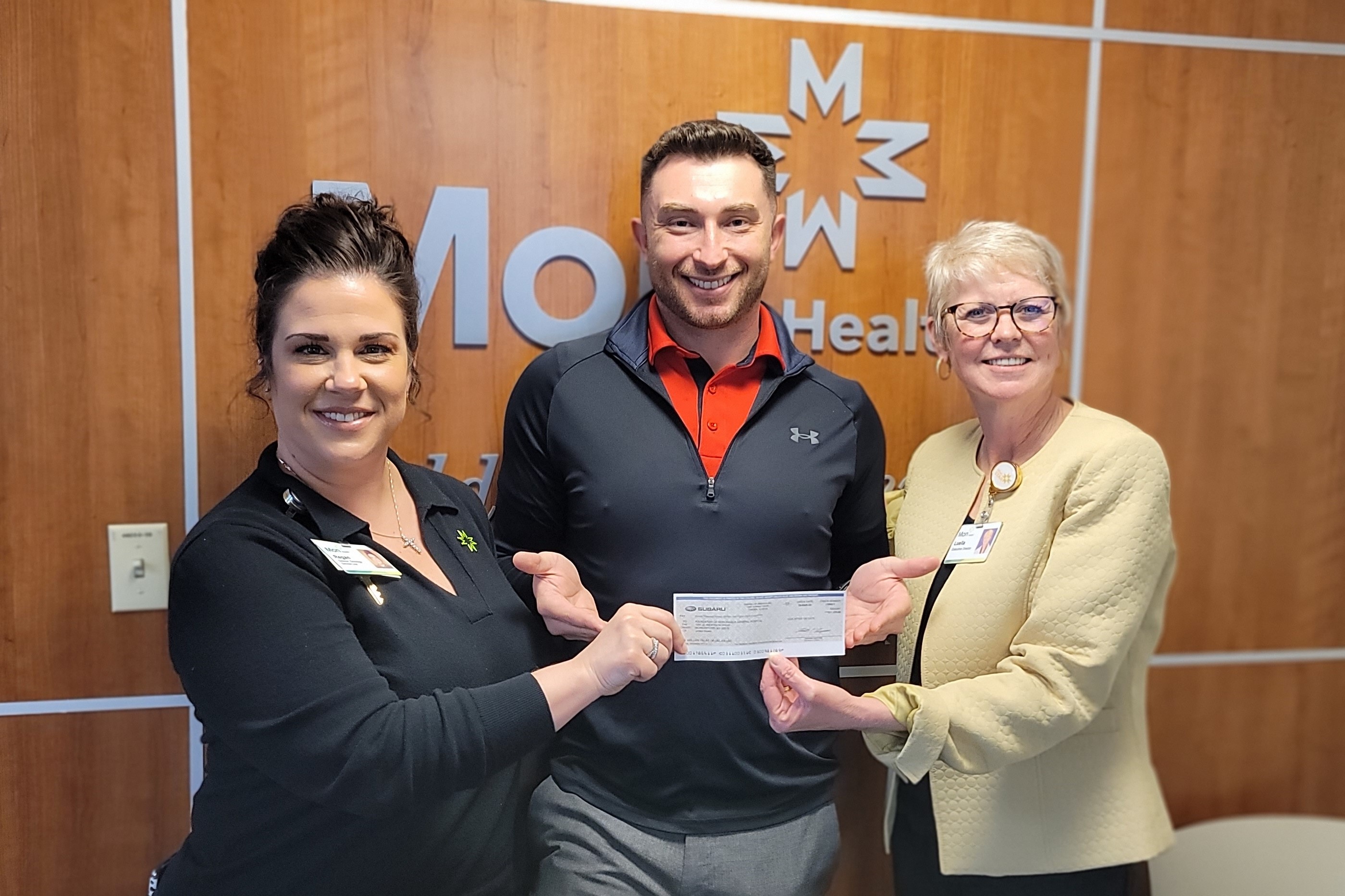 Subaru of Morgantown Donates $11,100 for Mon Health Cancer Center Patients